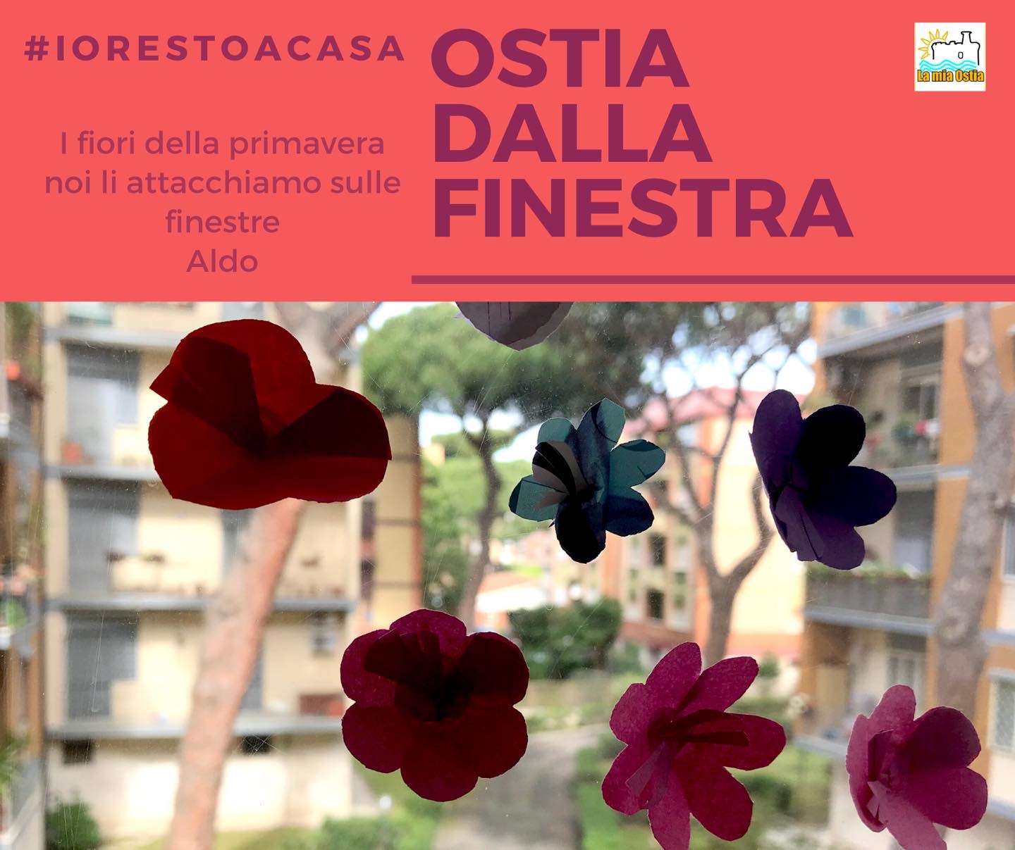 Ostia dalla finestra: mese di aprile